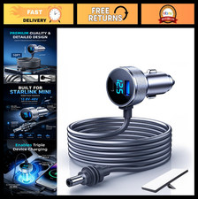 3-in-1 Mini Car Adapter, DC Power Cable & Cigarette Lighter 12V-48V, USB-C PD 45 picture