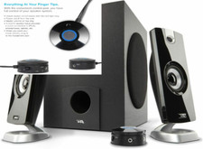 Cyber Acoustics 2.1 Subwoofer Speaker System with 18W of Power – Great Black  picture