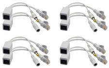 zdyCGTime Passive PoE Injector and Splitter Kit with RJ45 Ethernet White picture