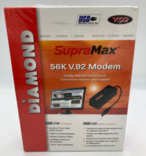 Diamond Supramax 56K V.92 USB External Modem USB Modem - BRAND NEW picture