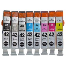 CLI-42 Ink Cartridges 8-Pack for Canon PIXMA PRO-100 PRO-100S Printer picture