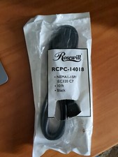 NEVER USED Rosewill RCPC-14018 AWG 2-Slot Laptop AC Power Cord/Cable 10 ft Black picture