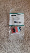 PANDUIT CMDAQSCRD SC DUPLEX ADAPTER (AQ) WITH MODULE (RD) ASSEMBLY PHOS BRONZE  picture