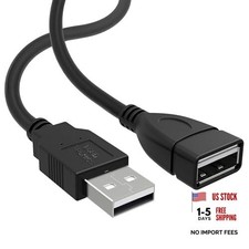LORDTRONICS Male to Female Extension Cable USB A Male to USB A Female Data 3FT picture