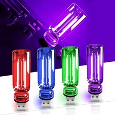 4 PCS USB Touch Dimmable Retro Glass Bottle Car Night Light | Portable design, 4 picture
