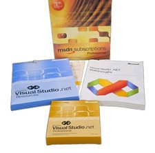 Vintage Microsoft MSDN Professional Visual Studio 2003 picture