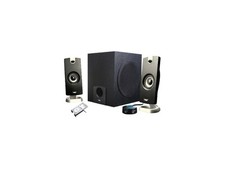 Cyber Acoustics CA-3090 9 Watts total RMS 2.1 3 Piece Flat Panel Design Subwoofe picture
