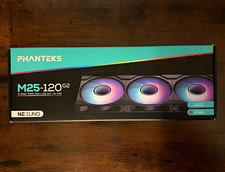 Phanteks M25-120 Gen2 Reverse ARGB Infinity Mirror Fan 3-Pack, Black picture