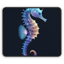 Galactic Seahorse Gaming Mouse Pad | Cosmic Sea Creature picture