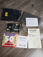 Vintage Digitan ISA Fax Modem Card NewCom Kit w/ Disk QuickLink II AOL 50 Hours picture