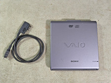 OEM SONY VAIO PICTUREBOOK BOOTABLE CD-RW 8X DVD CD ROM EXTERNAL DRIVE PCGA-CRWD1 picture