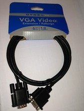 Dynex PC Monitor VGA Extension Cable - 6ft (1.8M)  picture