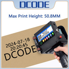 530PLUS 50mm Portable Handheld Thermal Inkjet Printer QR Barcode Batch Number Lo picture