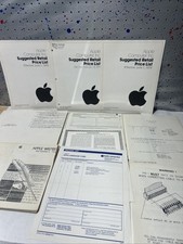 Apple Computer 1979 Retail Price List Language Card Warranty Input Report Ect picture