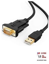 USB to RS232 Serial Adapter Cable, DB9, 3FT/ 1M 3.3FT FTDI Chipset picture