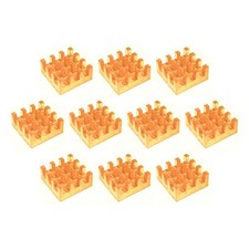 Easycargo 10 Pieces VRM Copper Heatsink Kit + Thermal 10pcs 9x9x4mm picture