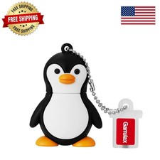 Cute Penguin 16GB Waterproof USB Drive - Fun Storage for All Occasions picture