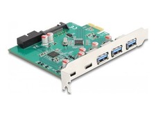 Delock USB PCI Express x1 Card to 3 x External Type-A Controller Serial 90109 picture