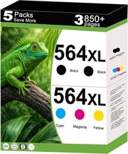 564XL 564 XL Ink Cartridges Combo Pack Replacement for hp564xl Fit for 7520 6520 picture