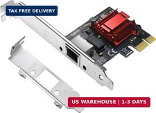 2.5GB PCIe Network Card, 2.5G NIC with RTL8125B Chip, 2.5GBase‑T Ethernet Adapte picture