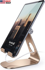 Tablet Stand, Adjustable Tablet Holder - Desktop Stand Dock Holder Gifts Compati picture