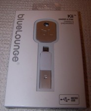 Bluelounge Kii - Lightning/Micro USB Keychain Charger WHITE (KI-MC-WH) ~ NWT $40 picture