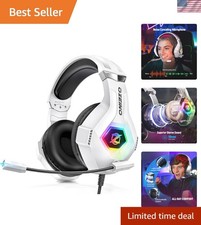 Comfortable Over-Ear Gaming Headset with Active Noise Cancellation & RGB Lights picture