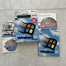 Microsoft Windows 95 Upgrade CD-ROM & Internet Explorer Starter Kit. New Sealed picture