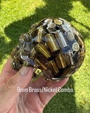 Handcrafted Epoxy Resin Bullet Skull | Firearm Enthusiast Decor | Gift for Him | picture