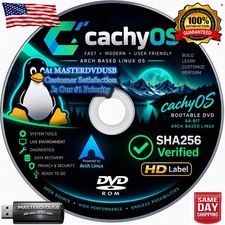 CachyOS 2026 Bootable DVD Installer 64-Bit Arch-Based Linux Operating System  picture