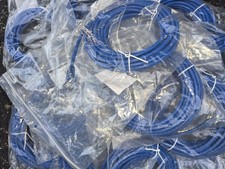 Lot of 25 CAT6 Ethernet Patch Cord RJ-45 LAN Network Cable Blue 25FT picture