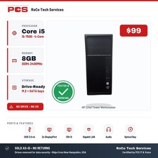 HP Z240 Tower Workstation Desktop i5-7500 4-Core 8GB DDR4 No HDD No OS picture