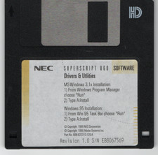 NEC SuperScript 860 Drivers & Utilities Software 3.5