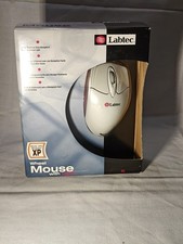 Labtec Wheel Mouse with Light Wired Optical Standard Mouse Scroll Wheel White picture