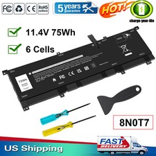 0TMFYT 8N0T7 V5MHM Battery For Dell XPS 15 9575 P73F Precision 5530 2-in-1 New picture