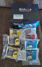 Genuine Epson 126 Yellow Ink - EZ Ink Blue & Magenta Ink - 6 Cartridges Total picture