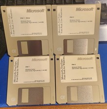 Vintage MS TrueType Font Pack 2 1992 4 Disks Windows Series picture