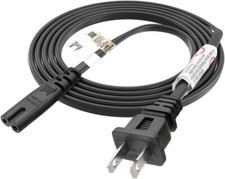 FIRMERST 2 Prong 6/12 feet Power Cord Universal Replacement for PS4 PS5 Xbox picture