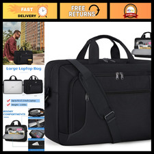 17.3 Inch Laptop Briefcase Bag for Men - Work Computer Case, Stylish & Durable picture