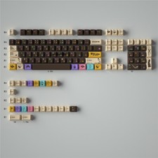 NEW Afternoon Tea Doughnut Keycap 130 Keys Dye-sub PBT for Cherry MX Keyboard picture