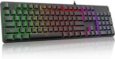 Redragon K521 Upgrade Rainbow LED Gaming Keyboard, Wired picture