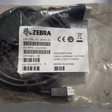 NEW Zebra CBL-DC-381A1-01 Cable Assembly DC Power Cord for Four Slot Cradle picture