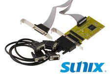 SUNIX Industrial Range - PCI Card 4 Ports COM RS232 + LPT - MIO5099A picture