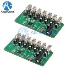 2PCS USB 2.0 HUB Module 1 to 7 Port Hub USB Expansion Module 7 USB Interface picture