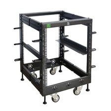 RIVECO 12U 19” Adjustable Depth Server Rack Support Up to 1700LBS 12U, black picture