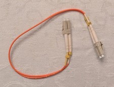 LC-LC Duplex 62.5/125 Multimode Fiber Optic Patch Cable 1ft 0.3m picture