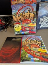 Vintage RollerCoaster Tycoon – Box + Manuals – Windows 95/98 picture
