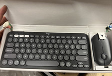 Logitech Pebble 2 Combo Wireless Keyboard/Mouse Bundle for Mac | Tonal Graphite picture