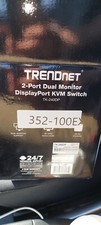 S ships frm Canada TRENDnet TK-240DP 2-Port Dual Monitor DisplayPort KVM Switch picture