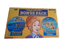 Vintage Scholastic Pc Games The Magic School Bus Bonus Pack picture